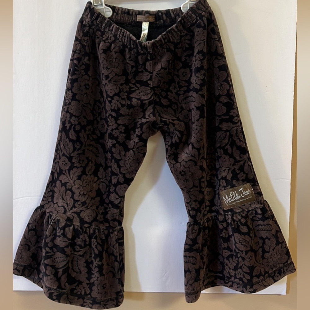 Matilda Jane Trudy Velour Ruffle Pant